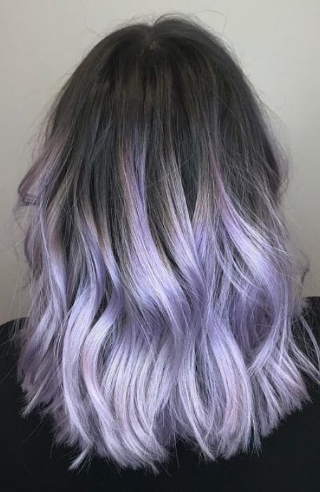 Lavender Ombre Hair