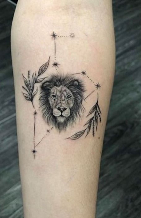 Leo Lion Tattoo