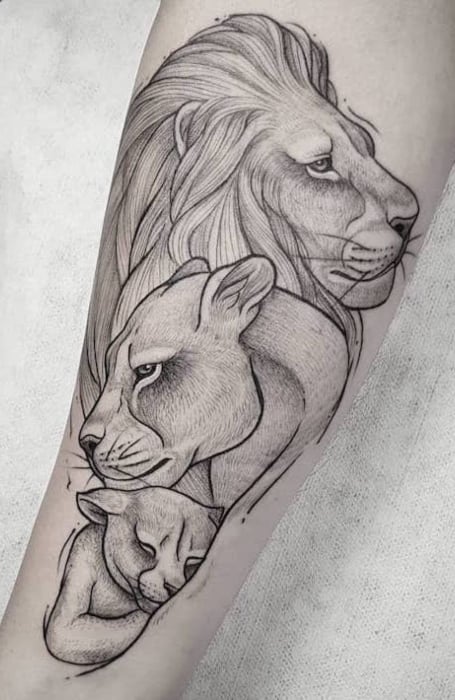 15 Best Family Tattoo Designs  Lion Tattoo Ideas  PetPress  Lion head  tattoos Family tattoos for men Lion tattoo