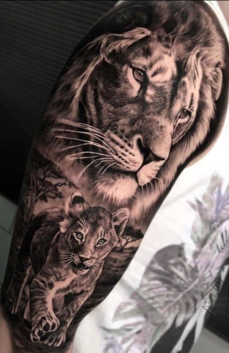 Lion Family Tattoo1