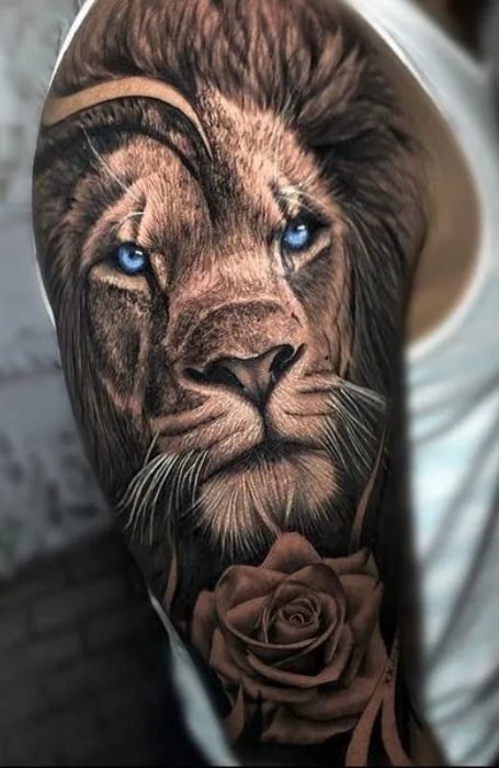 12 Best Lion Throat Tattoo Designs  Throat tattoo Lion tattoo Cool  chest tattoos