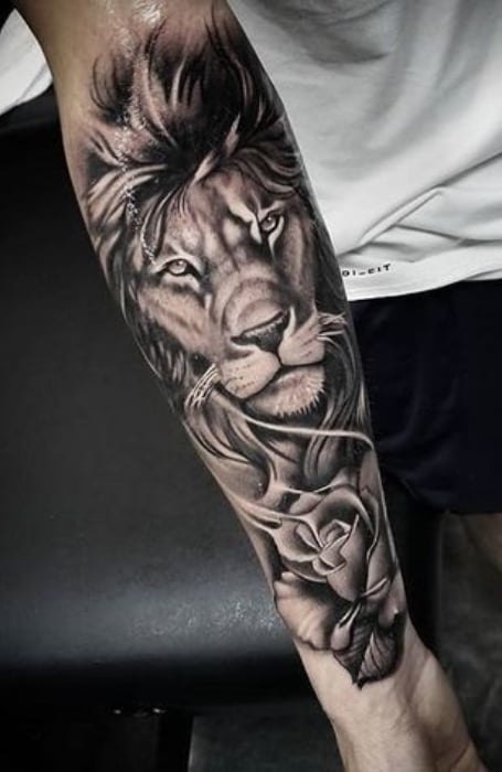 40 Fierce Lion Tattoo Designs & Meaning - The Trend Spotter 40 Fierce Lion Tattoo Designs & Meaning - The Trend Spotter