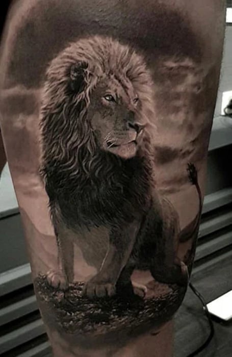 Lion Tattoo (5)