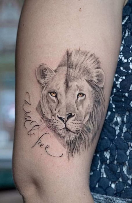 40 Fierce Lion Tattoo Designs  Meaning  The Trend Spotter