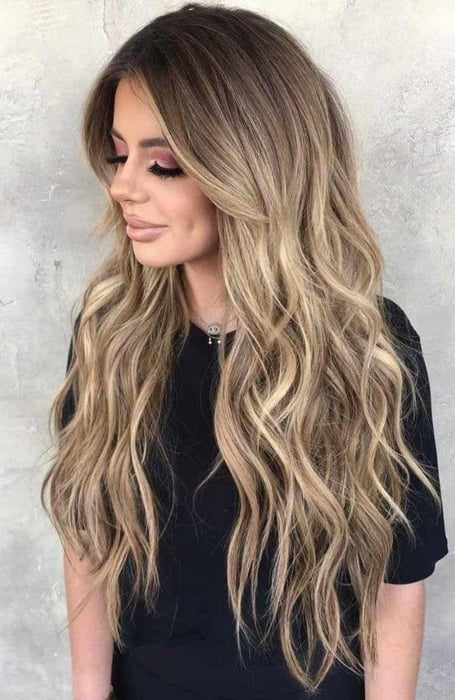 Long Layered Dirty Blonde Hair