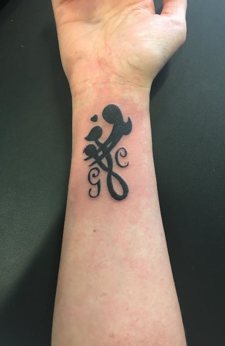 infinity tattoos with strength