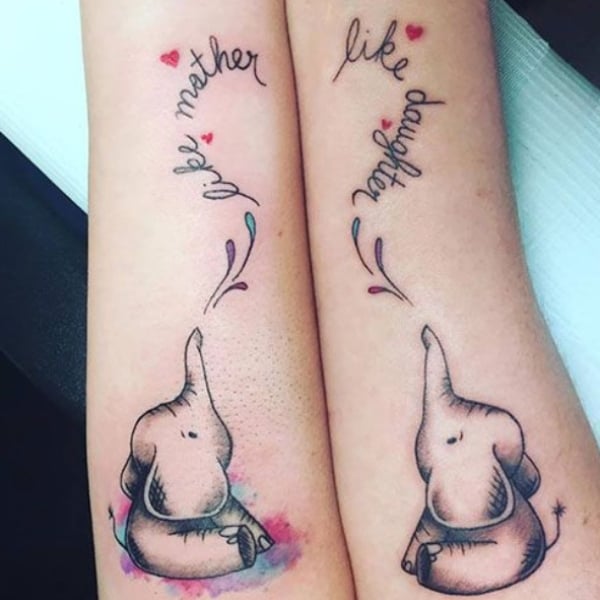Mother Daughter Arm Tattoos1