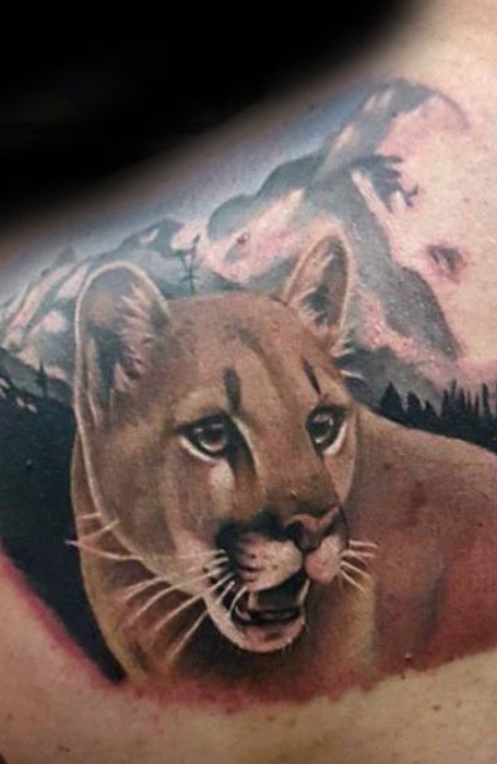 Mountain Lion Tattoo1