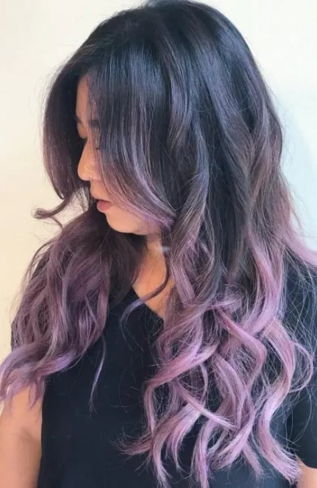 Purple Balayage