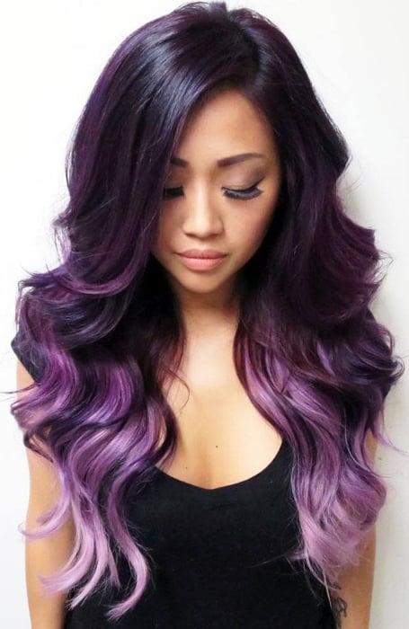 Purple Ombre Hair