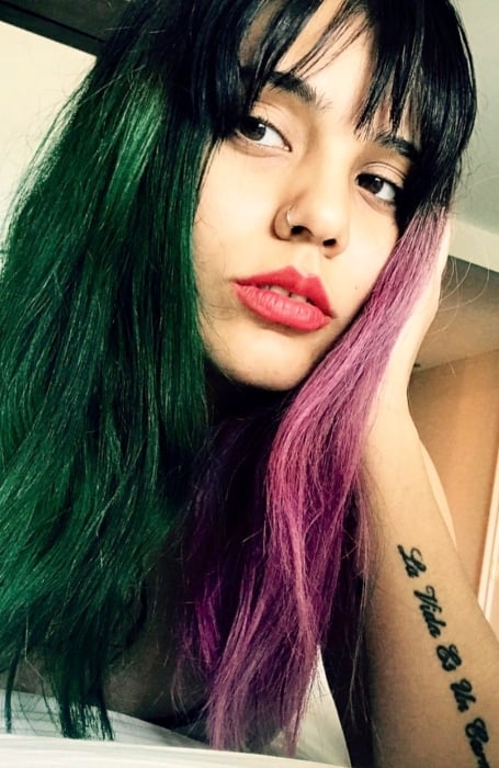 Purple And Green Hair