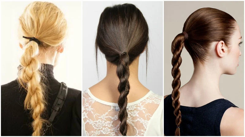 Rope Braid Ponytail