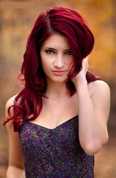 Ruby Red Hair Color