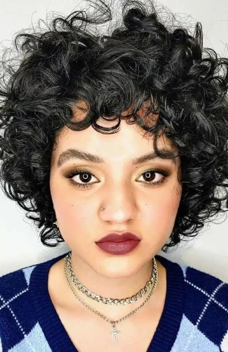 Short Curly Hair For Round Face  ShorthairstylesCO  Facebook