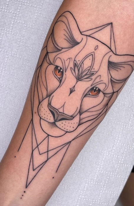 Lion tattoo by Vasilii Suvorov | Post 20624