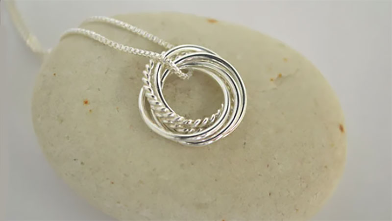 Six Rings Necklace