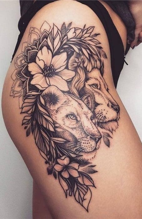 Unique Hip Tattoos