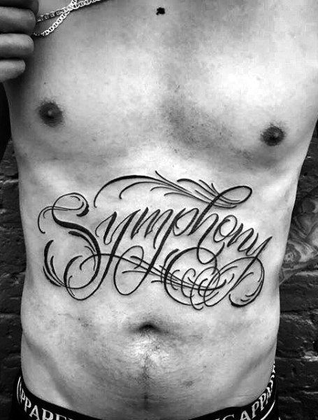 Upper Stomach Tattoo Emn