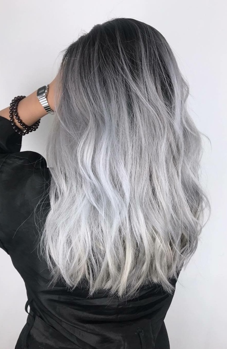 White Ombre Hair