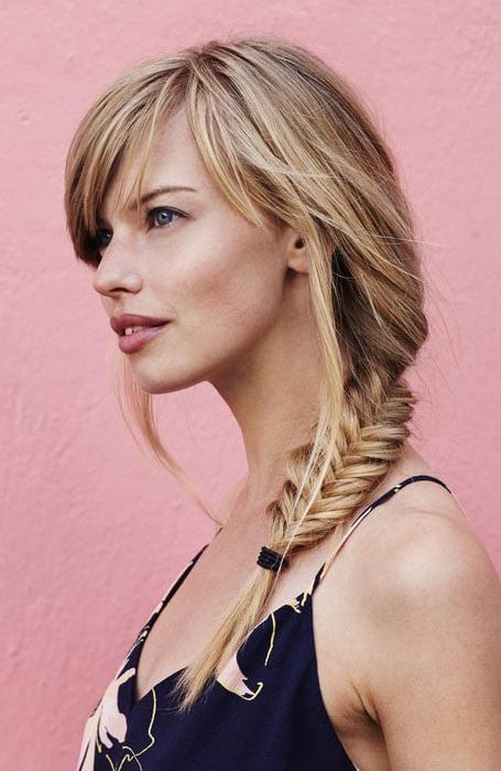 Wispy Bangs Boho Hairstyle