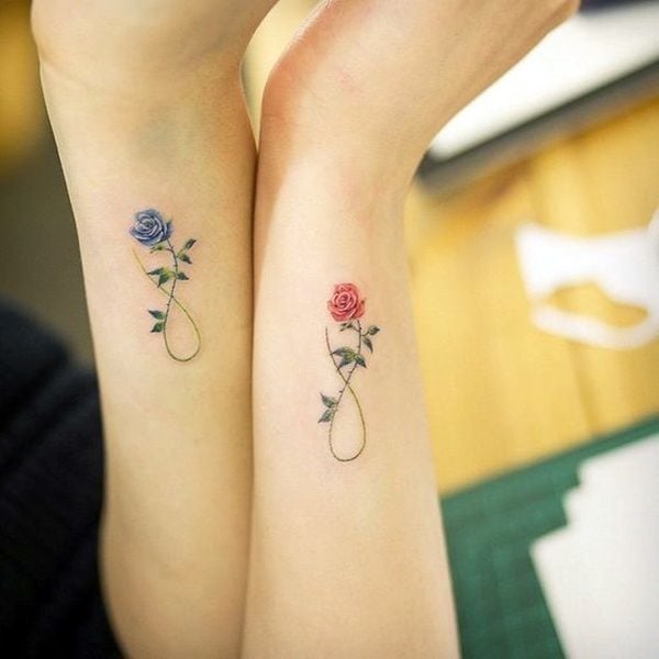 Wrist Mother Daughter Tattoos