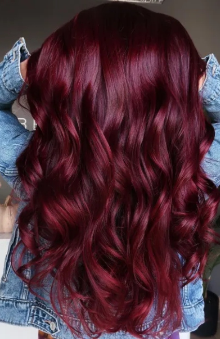 Deep Red Hair Color