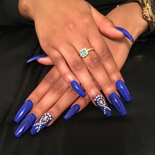 Royal Blue Nails