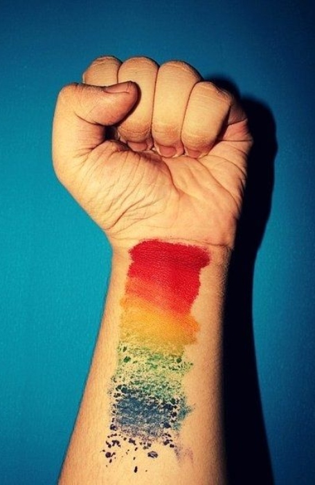 Watercolor Rainbow Tattoo1