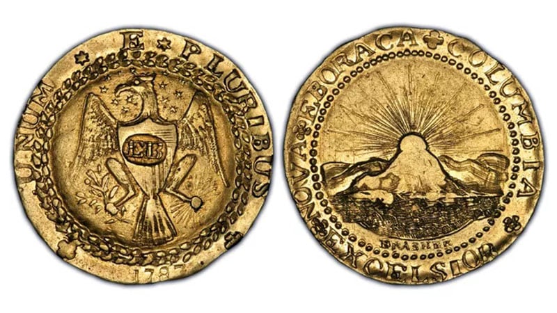 1787 Brasher Doubloon Eb On Breast [bushnell Garrett] $7,395,000