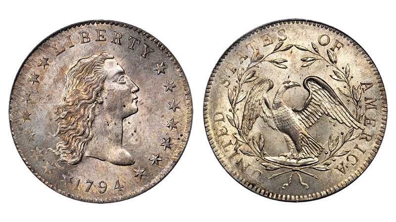 1794 Flowing Hair Silver Dollar (norweb)