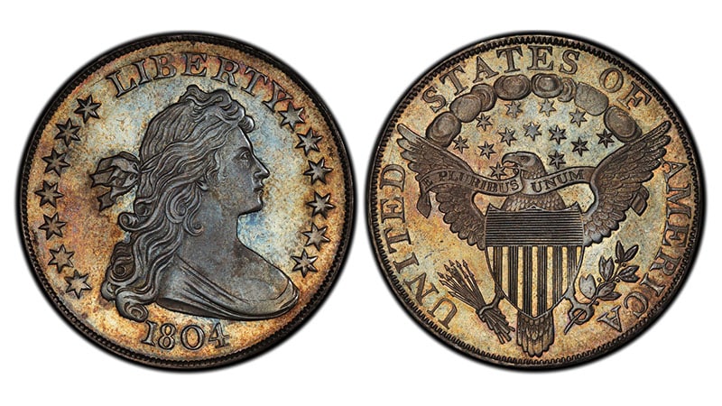 1804 Draped Bust Silver Dollar, Class I, Watters Childs Specimen $4,140,000