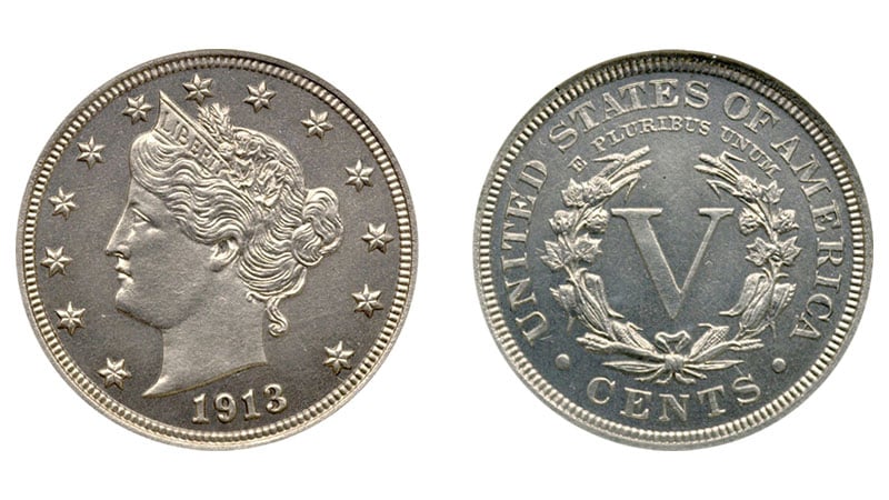 1913 Liberty Head Nickel (eliasberg)