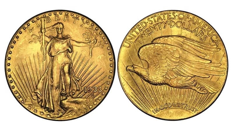 1933 Double Eagle $18,872,250.00