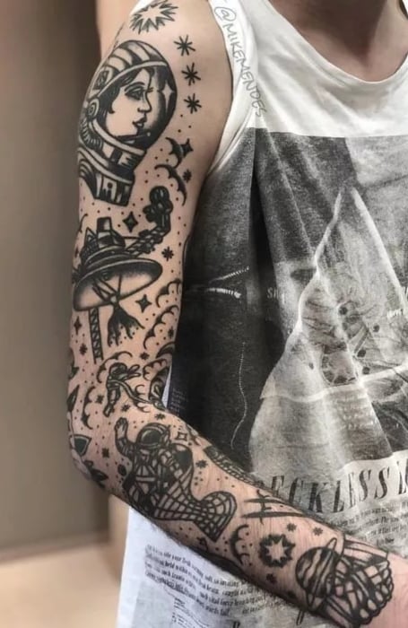 Arm Patchwork Tattoos