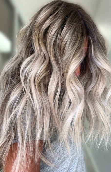 Ash Blonde Highlights 