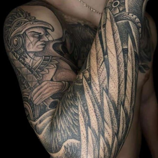 Aztec Tattoo Sleeve (1)