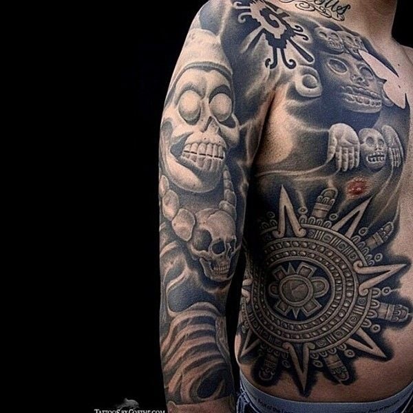 Aztec Tattoo Sleeve