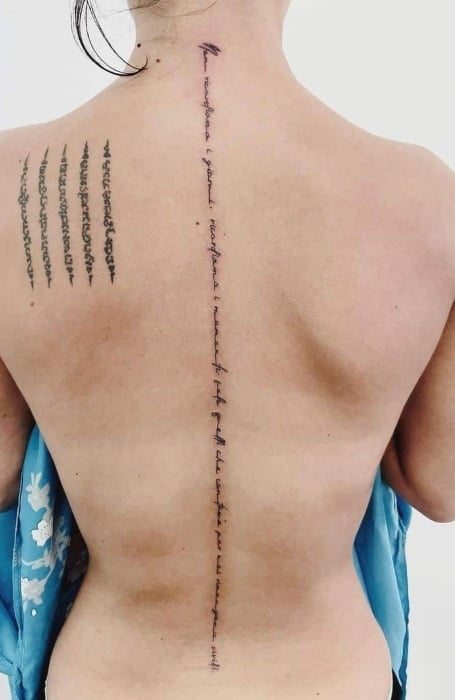 Back Quote Tattoo