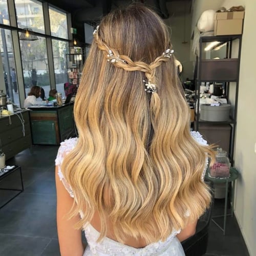 Beachy Waves Bridesmaid 