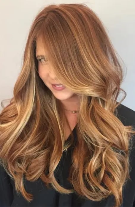 Blonde Highlights With Ginger Hair