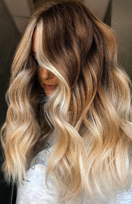 Blonde With Gold Highlights