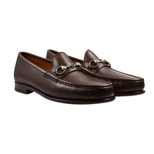 Brown Funchal Leather Xim Horsebit Loafers