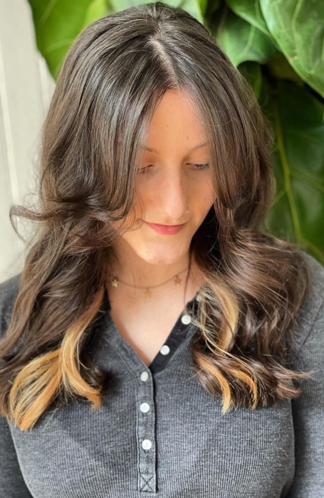 40 Cool Peekaboo Hair Color & Highlight Ideas for 2023 40 Cool Peekaboo Hair Color & Highlight Ideas for 2023