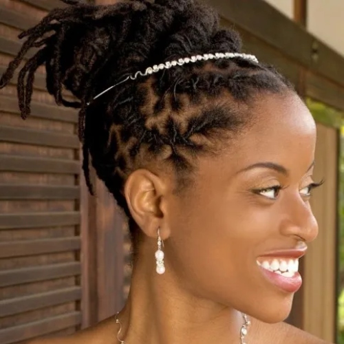 Cornrow Updo 