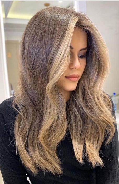 Dark Blonde Highlights