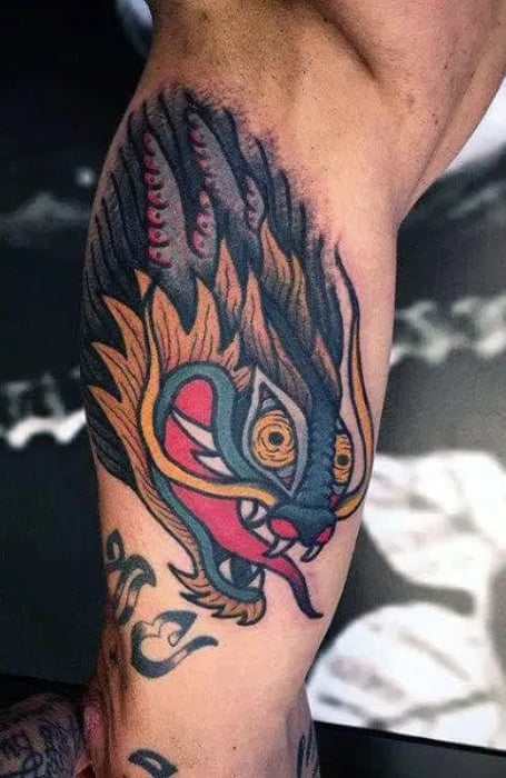 Dragon Patchwork Tattoo1