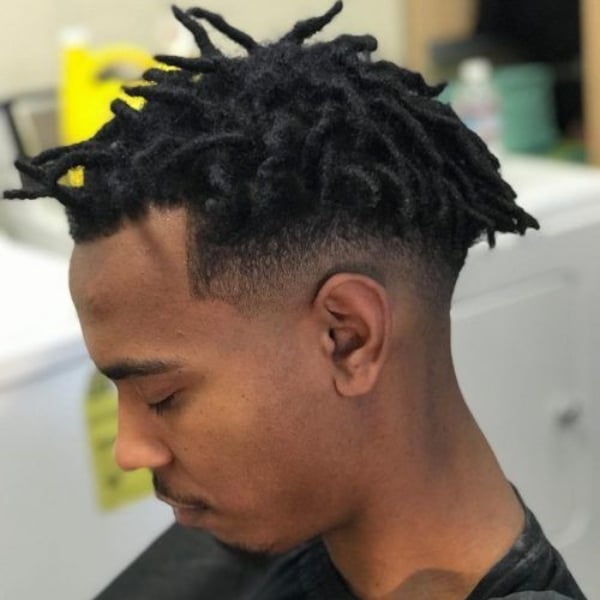 Drop Fade Twist Freeform Dreads