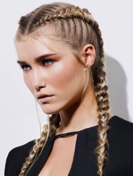 Dutch Braids hairstyle for women