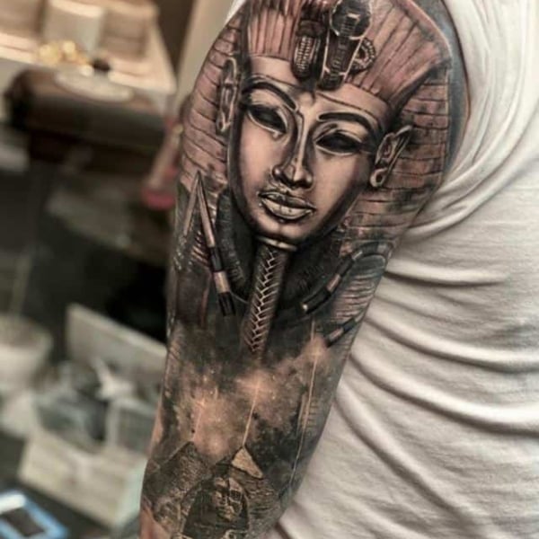 Egyptian Sleeve Tattoo (1)