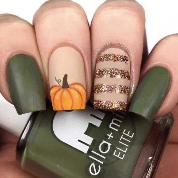 Fall Halloween Nails